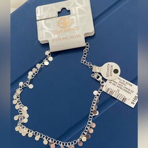 Giani Bernini sterling silver ankle
